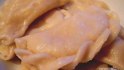 Рецепт Вареников с картошкой постные