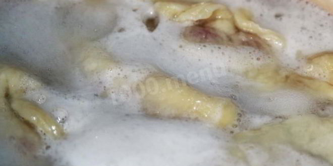 Рецепт вареников с малиной