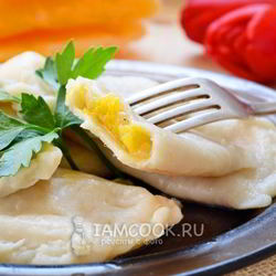 Рецепт Вареников с тыквой