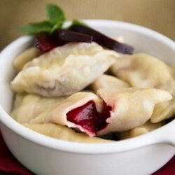 Рецепт Вареников со сливами