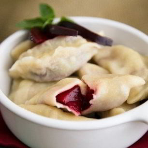 Рецепт Вареников со сливами