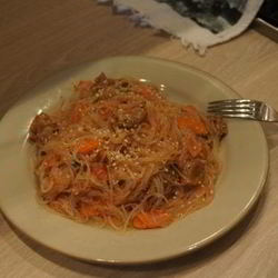 Рецепт Японской лапши со свининой