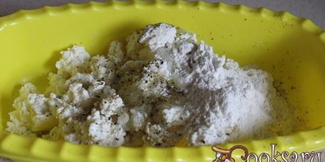 Рецепт жареных картофельно-творожные клецки