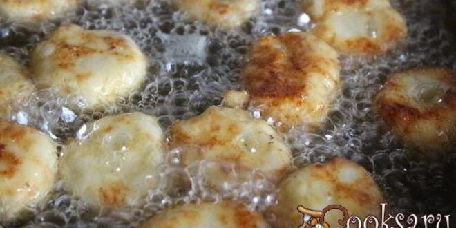 Рецепт жареных картофельно-творожные клецки