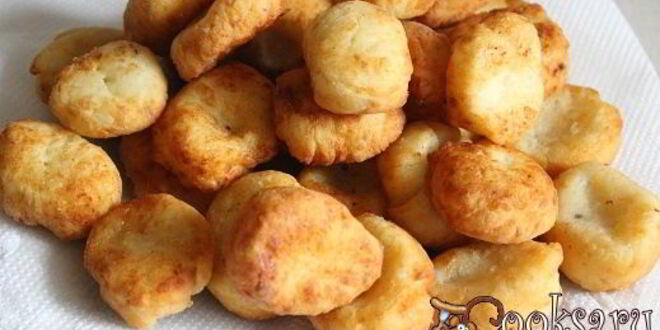 Рецепт жареных картофельно-творожные клецки
