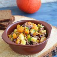 Рецепт Тыквенного жаркого с фаршем и фасолью