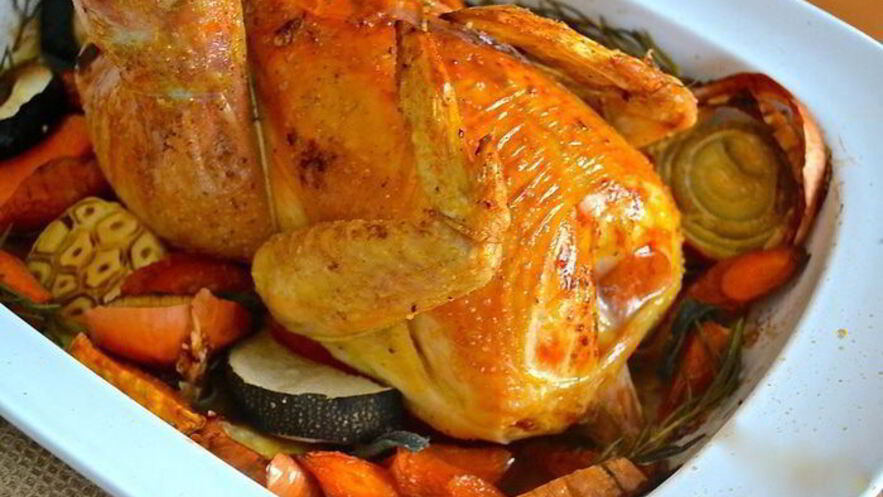 Рецепт воскресного жаркого из цыпленка