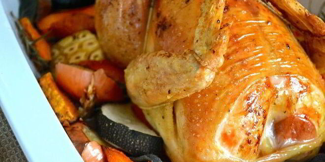 Рецепт воскресного жаркого из цыпленка