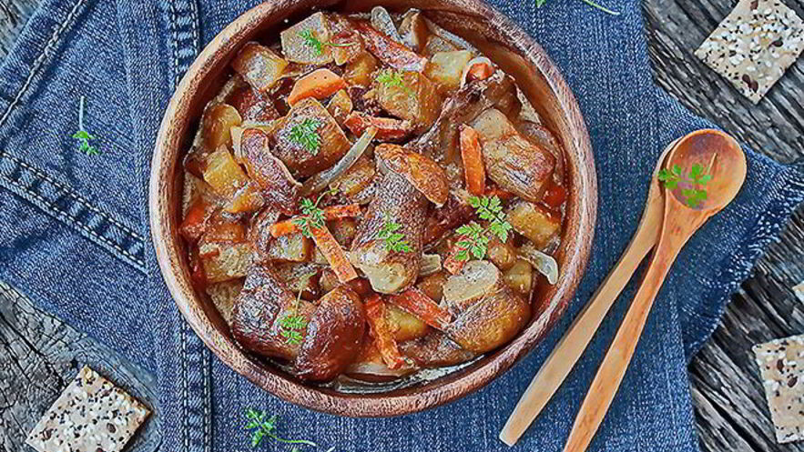 Рецепт жаркого из белых грибов по-одесски