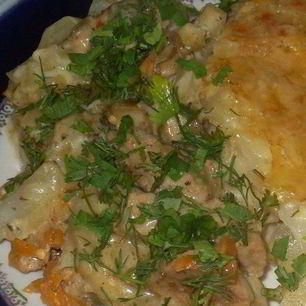 Рецепт Жаркого из белых грибов