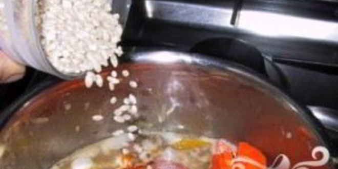 Рецепт жаркого из говядины с чечевицей и красным вином