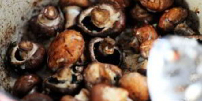 Рецепт жаркого из говядины с грибами