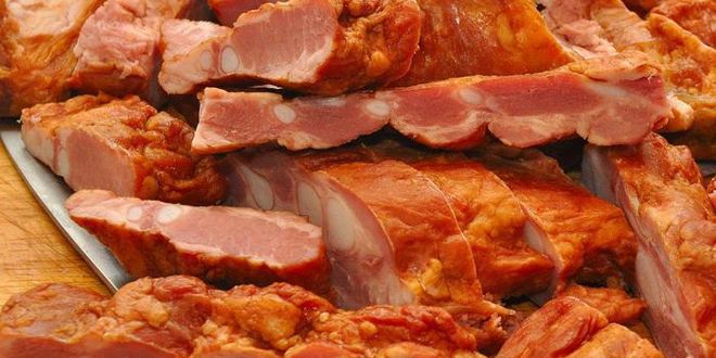 Рецепт жаркого из копченой свинины с горохом
