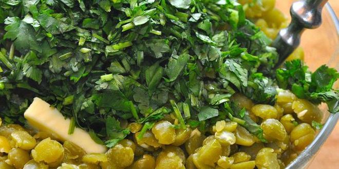 Рецепт жаркого из копченой свинины с горохом