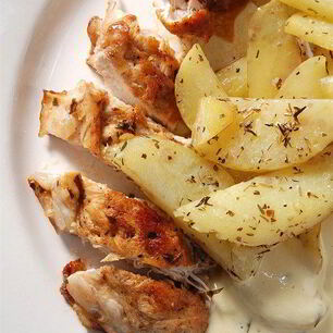 Рецепт Жаркого из кролика с красным вином