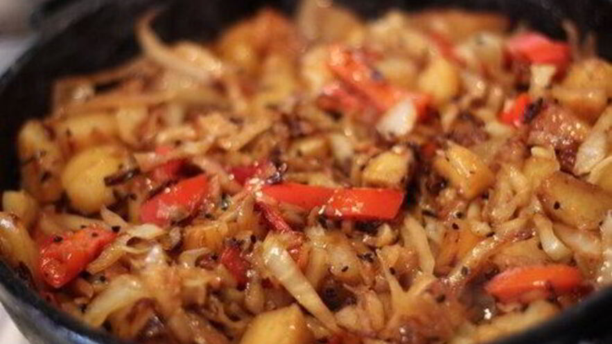 Рецепт жаркого из овощей по-вегетариански