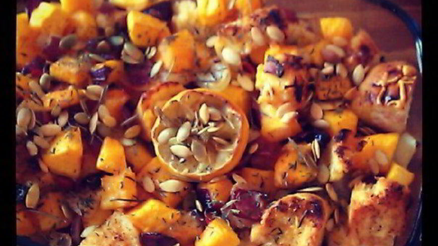 Рецепт жаркого из тыквы