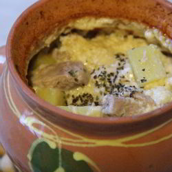 Рецепт Жаркого Русского в горшочке