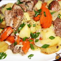 Рецепт Жаркого с индейкой в пакете