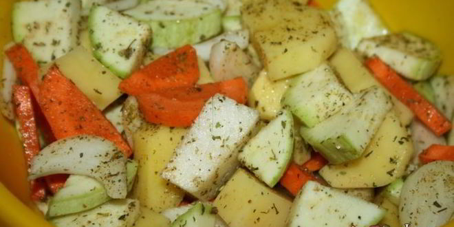 Рецепт жаркого с индейкой в пакете