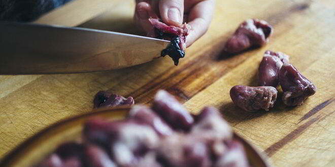 Рецепт жаркого с куриными сердечками