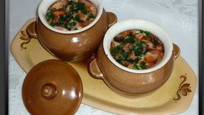 Рецепт Жаркого с куриными желудками