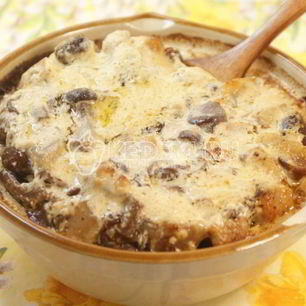 Рецепт Жаркого с стручковой фасолью и опятами