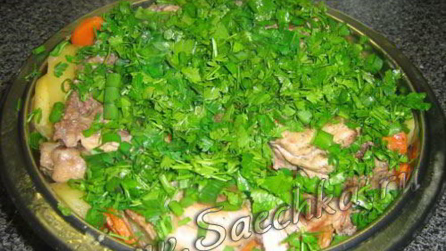 Рецепт жаркого щедрого