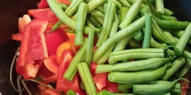 Рецепт жаркого со стручковой фасолью