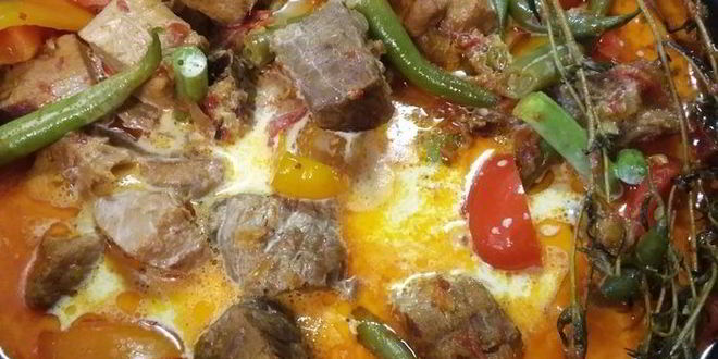 Рецепт жаркого со стручковой фасолью