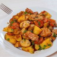 Рецепт Жаркого со свининой по-кавказски