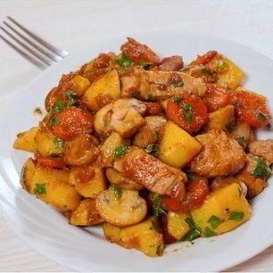 Рецепт Жаркого со свининой по-кавказски