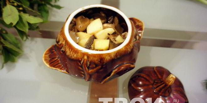 Рецепт жаркого в горшочках