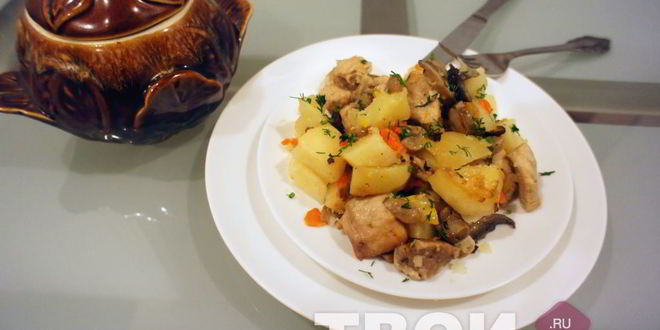 Рецепт жаркого в горшочках