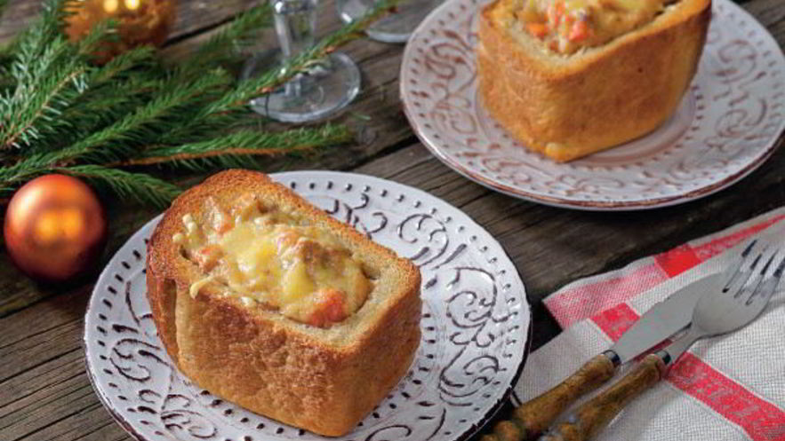 Рецепт жаркого в хлебе