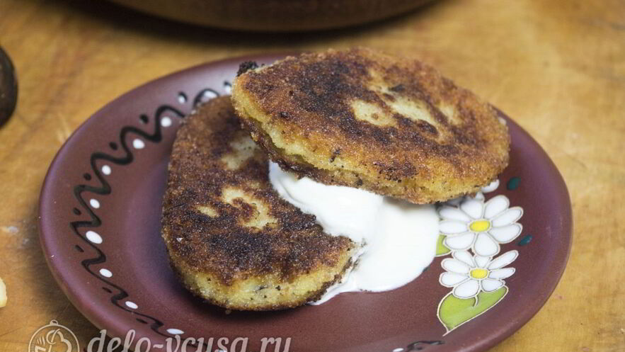 Рецепт картофельных зраз с грибами и сыром