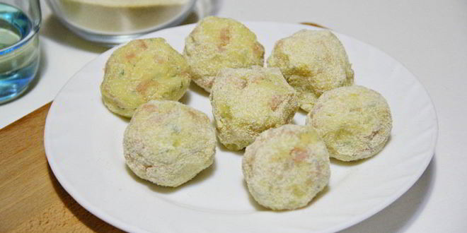 Рецепт картофельных зраз с креветками