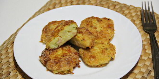 Рецепт картофельных зраз с креветками