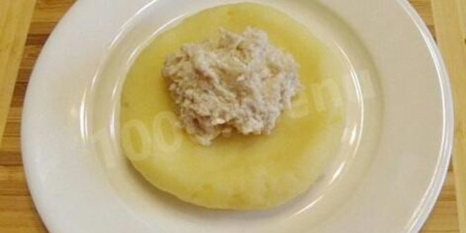 Рецепт картофельных зраз с куриным фаршем