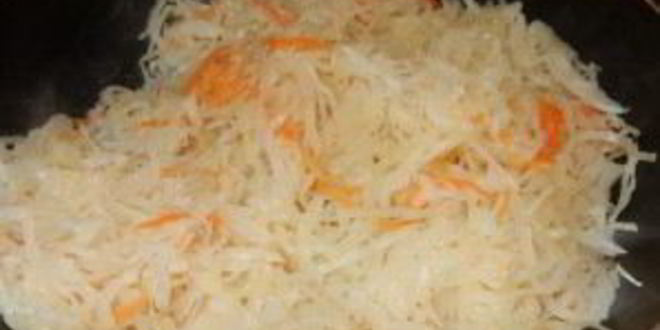 Рецепт картофельных зраз с квашеной капустой