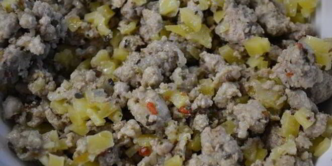 Рецепт картофельных зраз с мясом и сыром