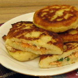 Рецепт Картофельных зраз с рыбой
