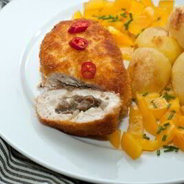 Рецепт Куриных зраз с грибами