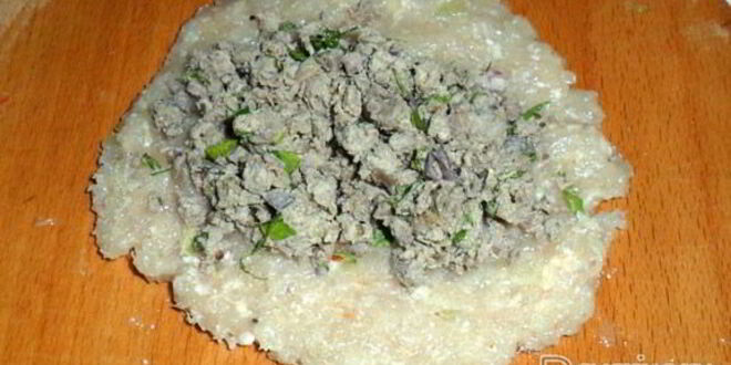 Рецепт куриных зраз с начинкой из потрошков