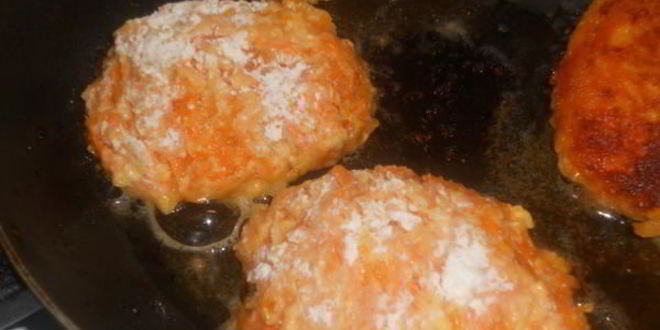 Рецепт морковных зраз с яблоками