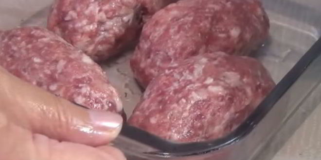 Рецепт мясных зраз с омлетом