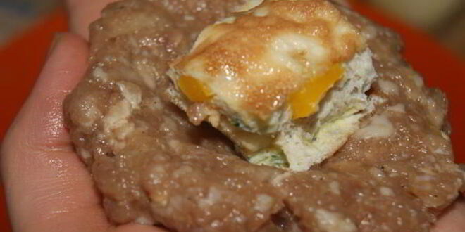 Рецепт мясных зраз с яичным блинчиком