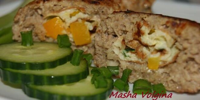 Рецепт мясных зраз с яичным блинчиком