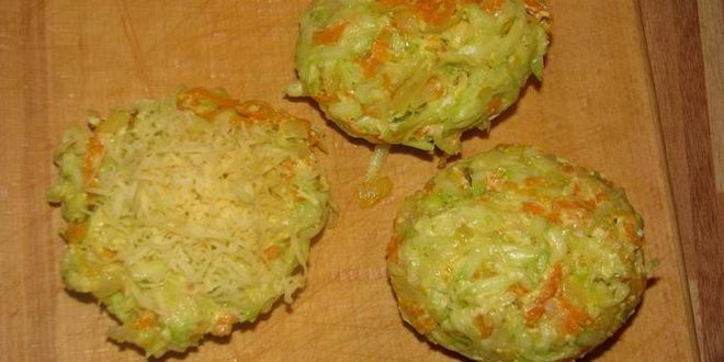 Рецепт овощных зраз с сыром