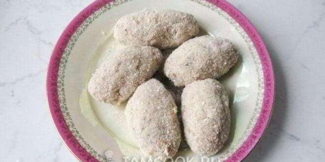 Рецепт рыбных зраз с грибами и сыром